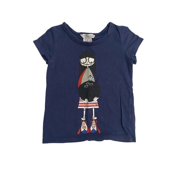 Little Marc Jacobs Tee Shirt Miss Marc Bowling Size 2 Printed Graphic - Picture 2 of 5